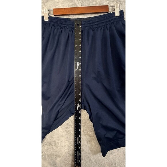 Nike Basketball Shorts Mens M Navy Blue Athletic Performance Training Swoosh - Picture 8 of 10